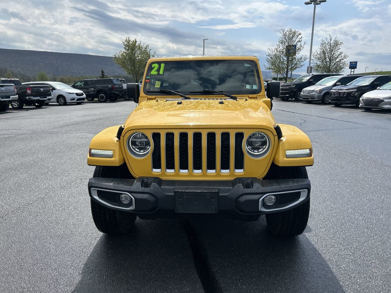 Used 2021 Jeep Wrangler Unlimited Sahara 4XE with VIN 1C4JJXP69MW758829 for sale in Muncy, PA