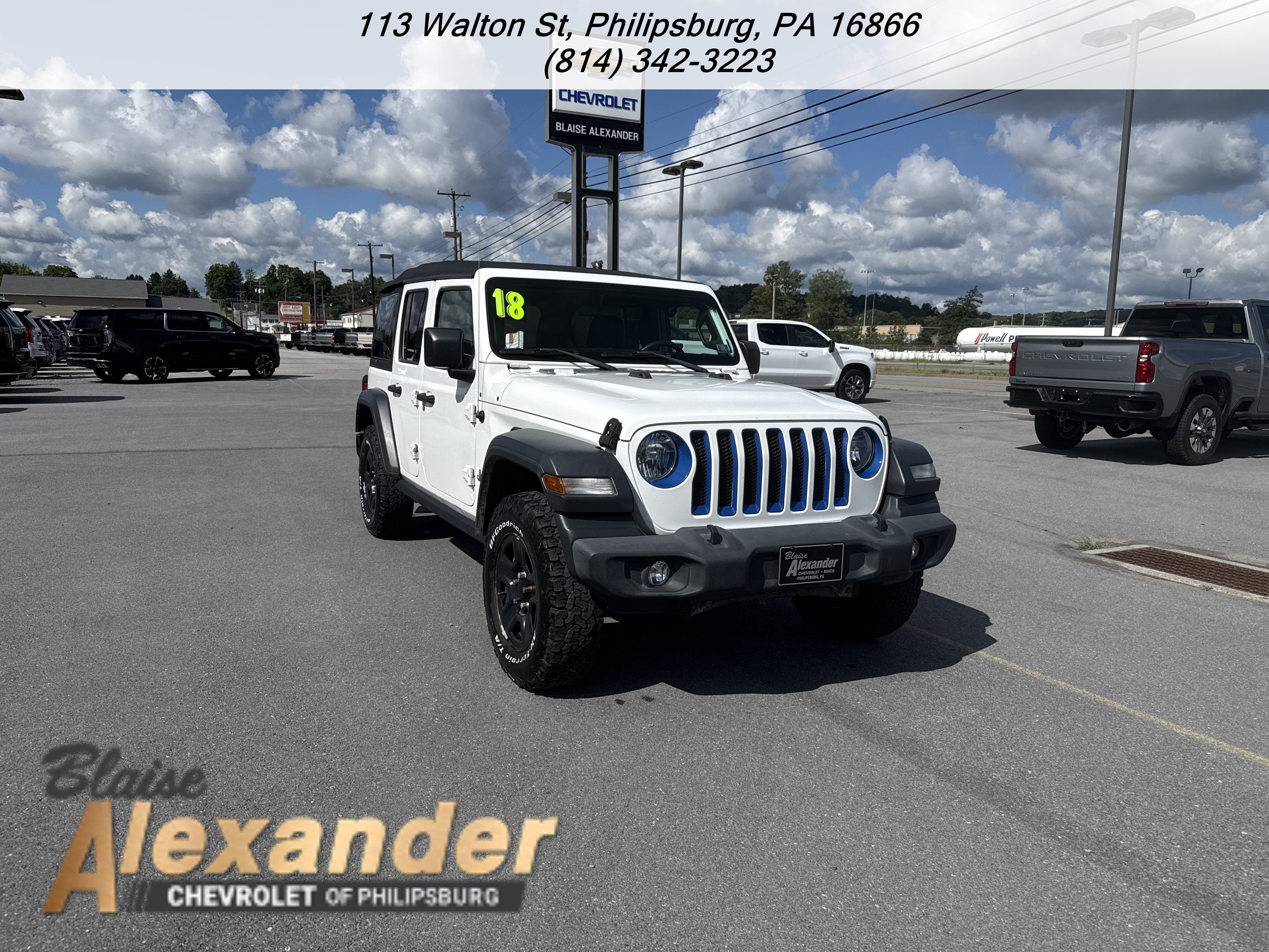 2018 Jeep Wrangler Unlimited Sport