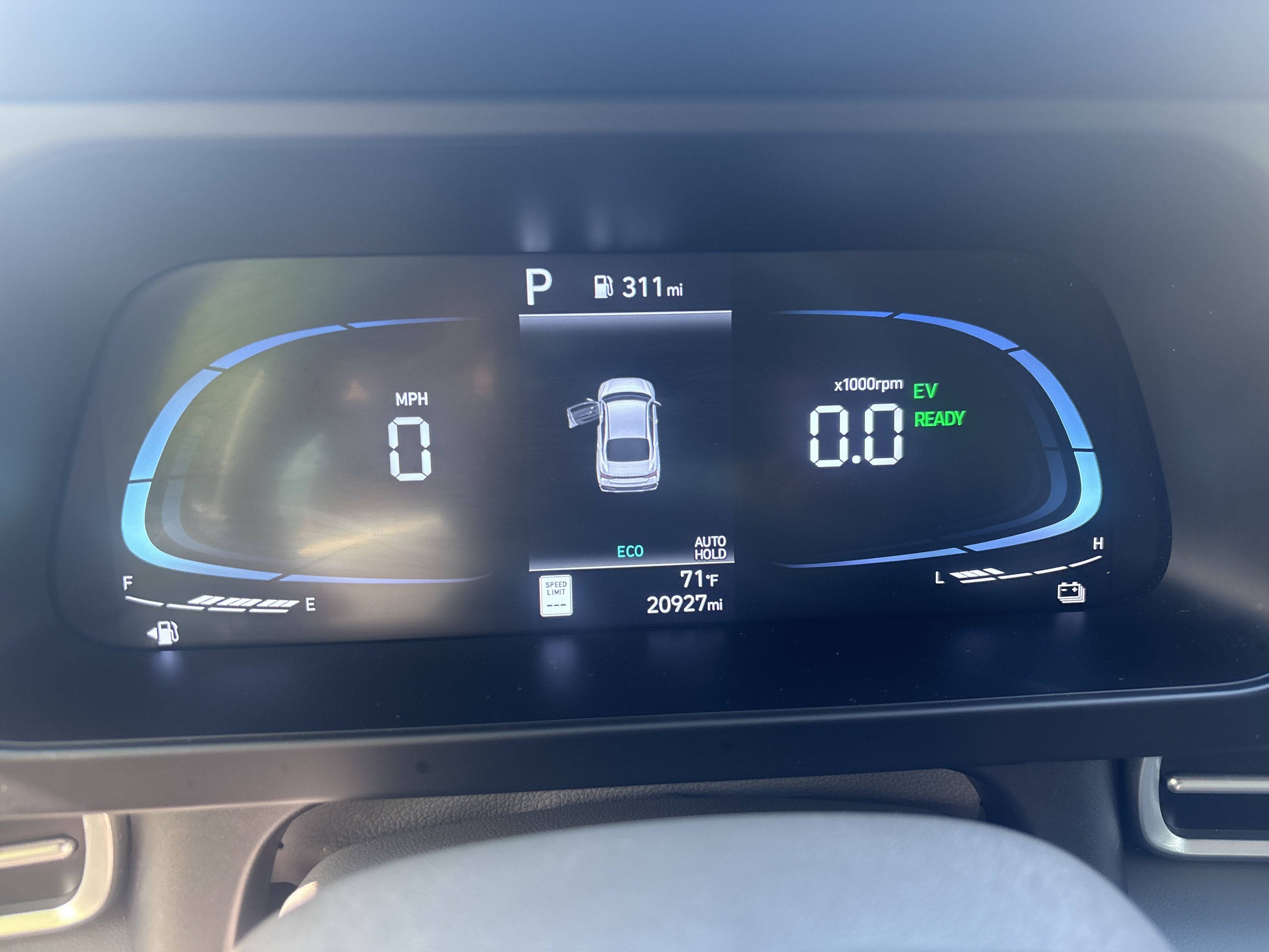 2025 Hyundai Elantra Hybrid Blue