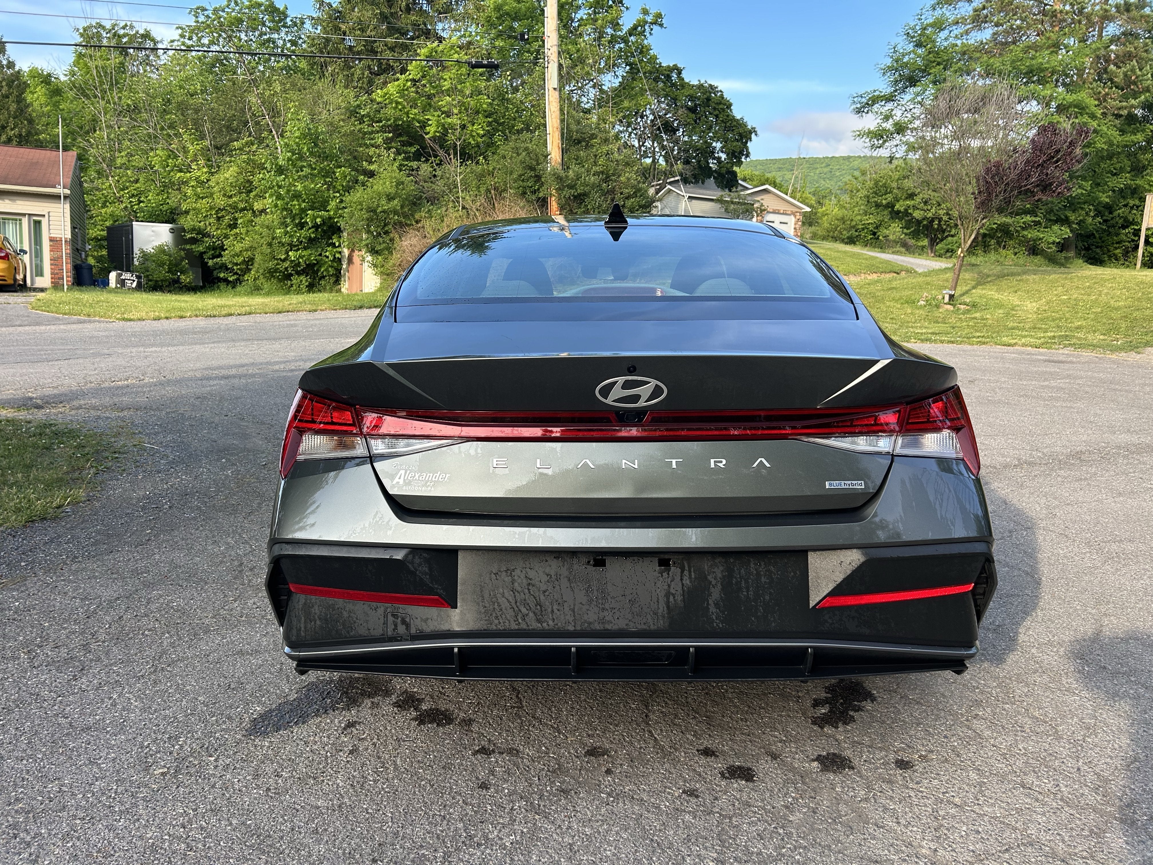 2025 Hyundai Elantra Hybrid Blue